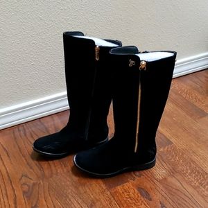 Girls size 12 black Sam Edelman suede boots